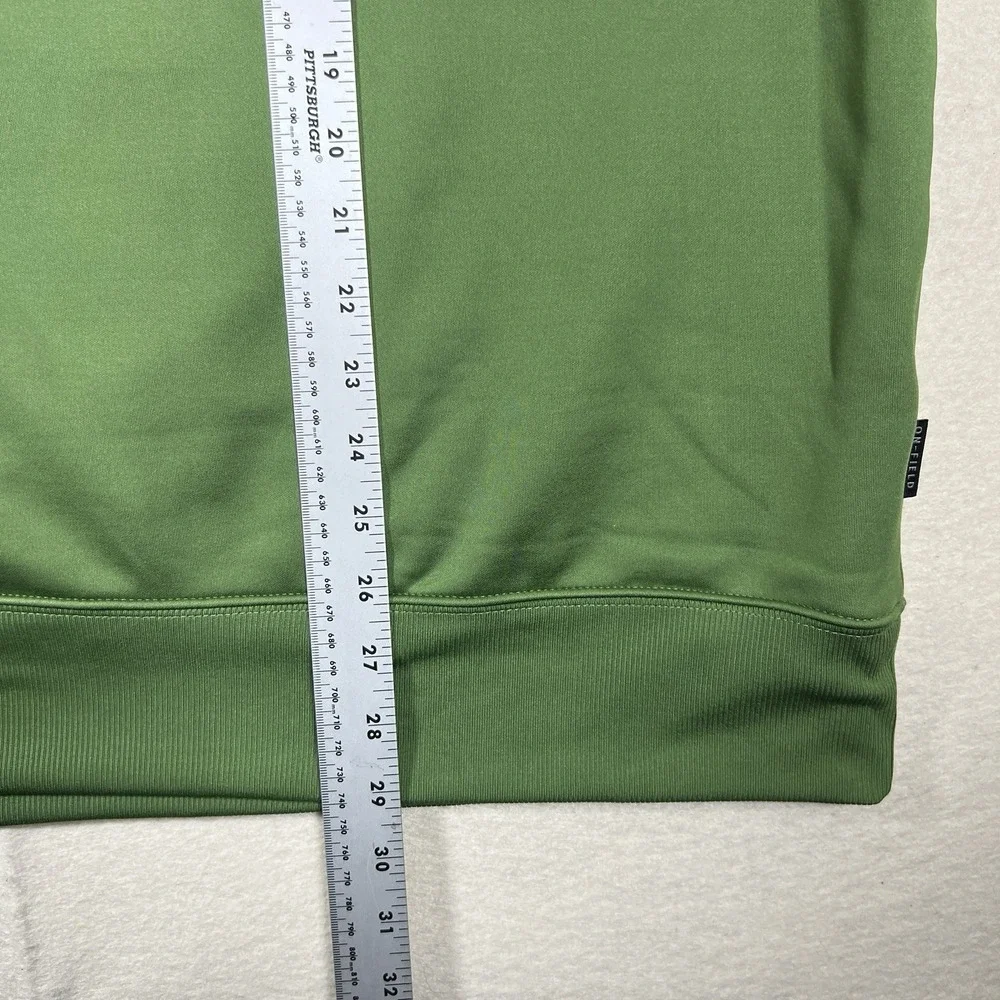 Nike BYU Cougars Therma Fit‎ Crewneck Womens XL Oversized Green Team Issued